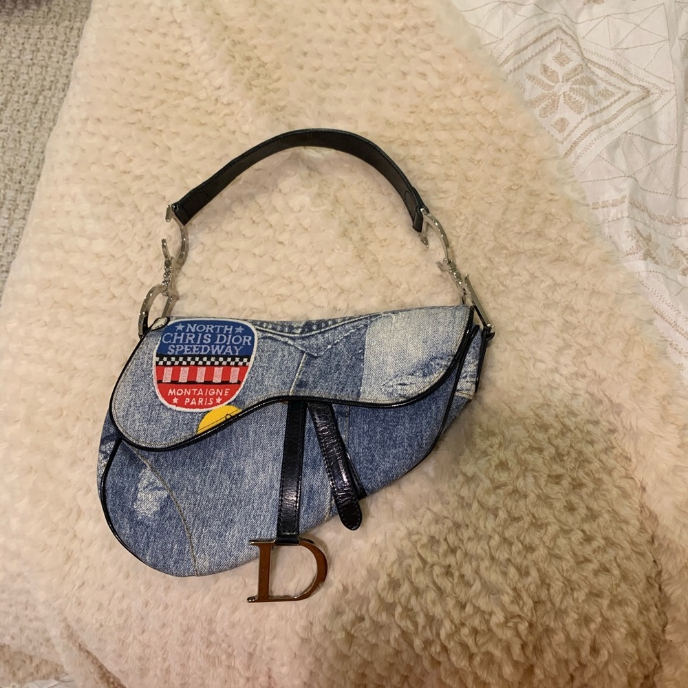 Vintage jean dior saddle bag!